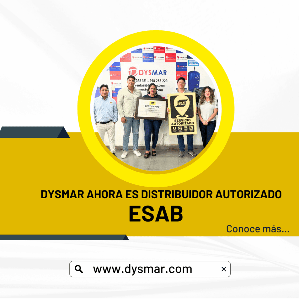 Dysmar ahora es Distribuidor Autorizado de ESAB